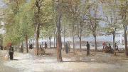 Lane at the Jardin du Luxembourg  (nn04) Vincent Van Gogh